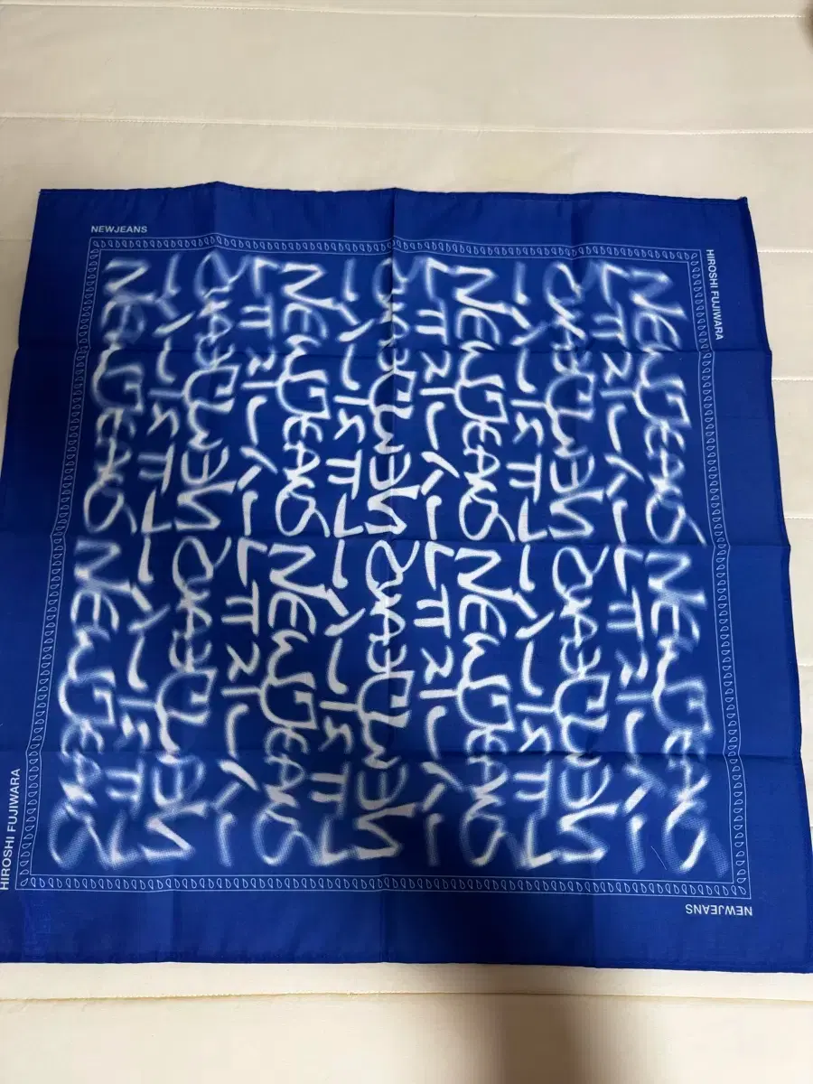 NewJeans x 후지와라 히로시 Bandana 뉴진스 | 브랜드 중고거래 플랫폼